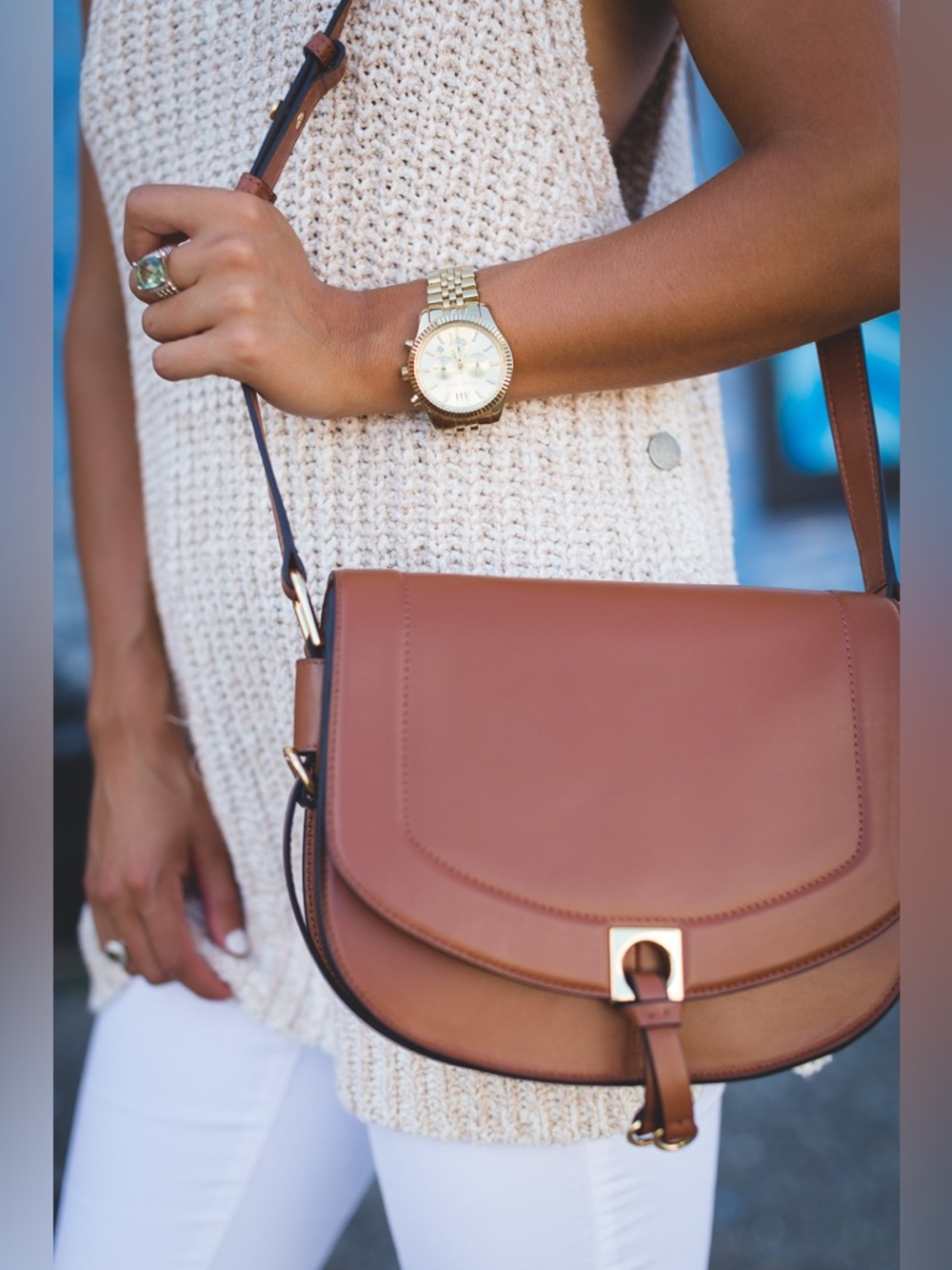 Ivanka Trump Claudia Saddle Crossbody Bag